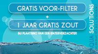 Gratis zout en gratis voor-filter